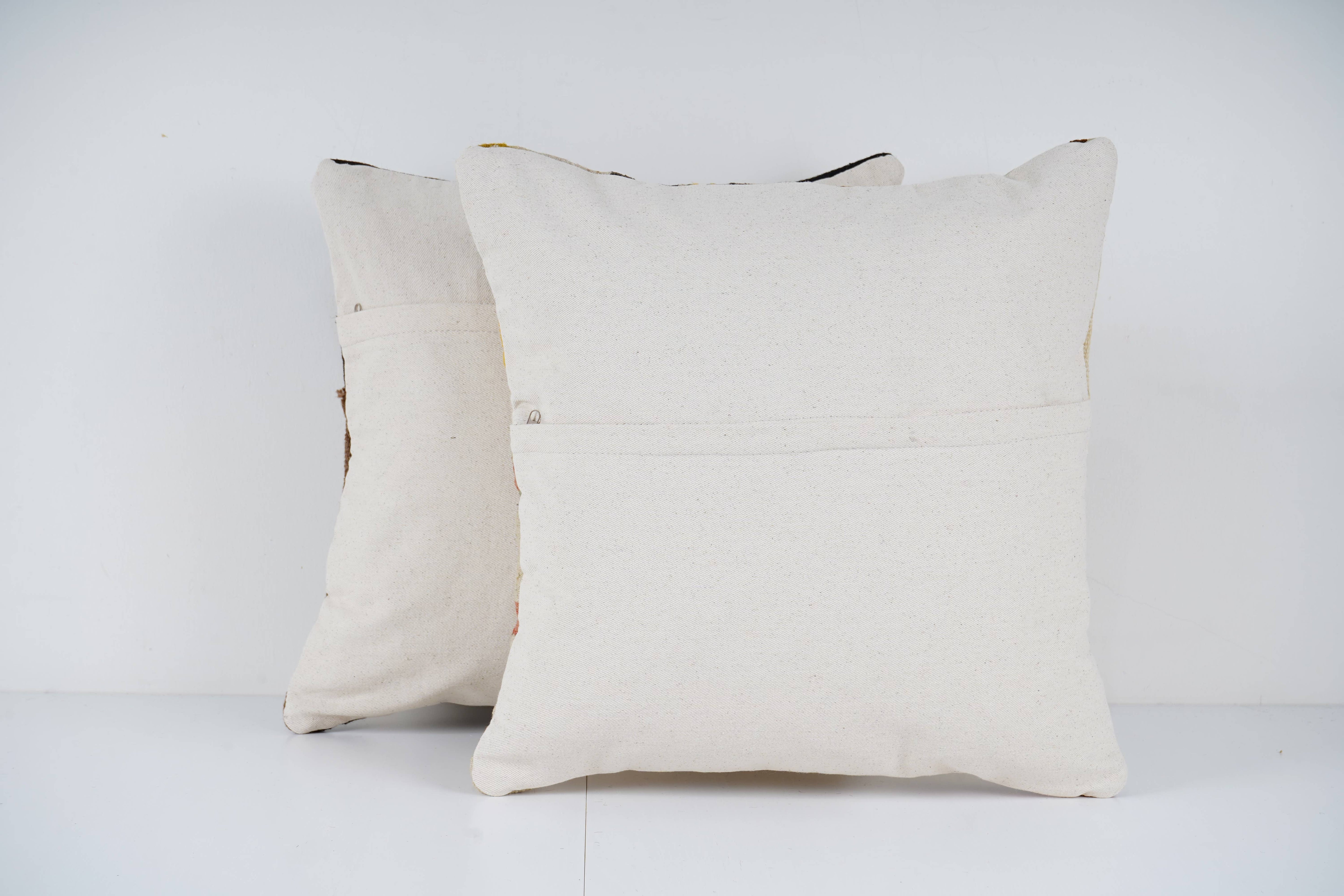 Kilim Patchwork Pillow Cover Set of 2 | 20'' x 20''