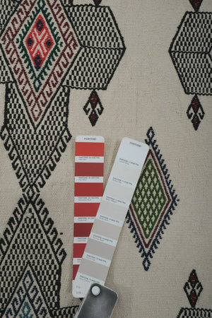 Vintage Turkish Karapinar Cicim Rug 5'11'' x 8'4''