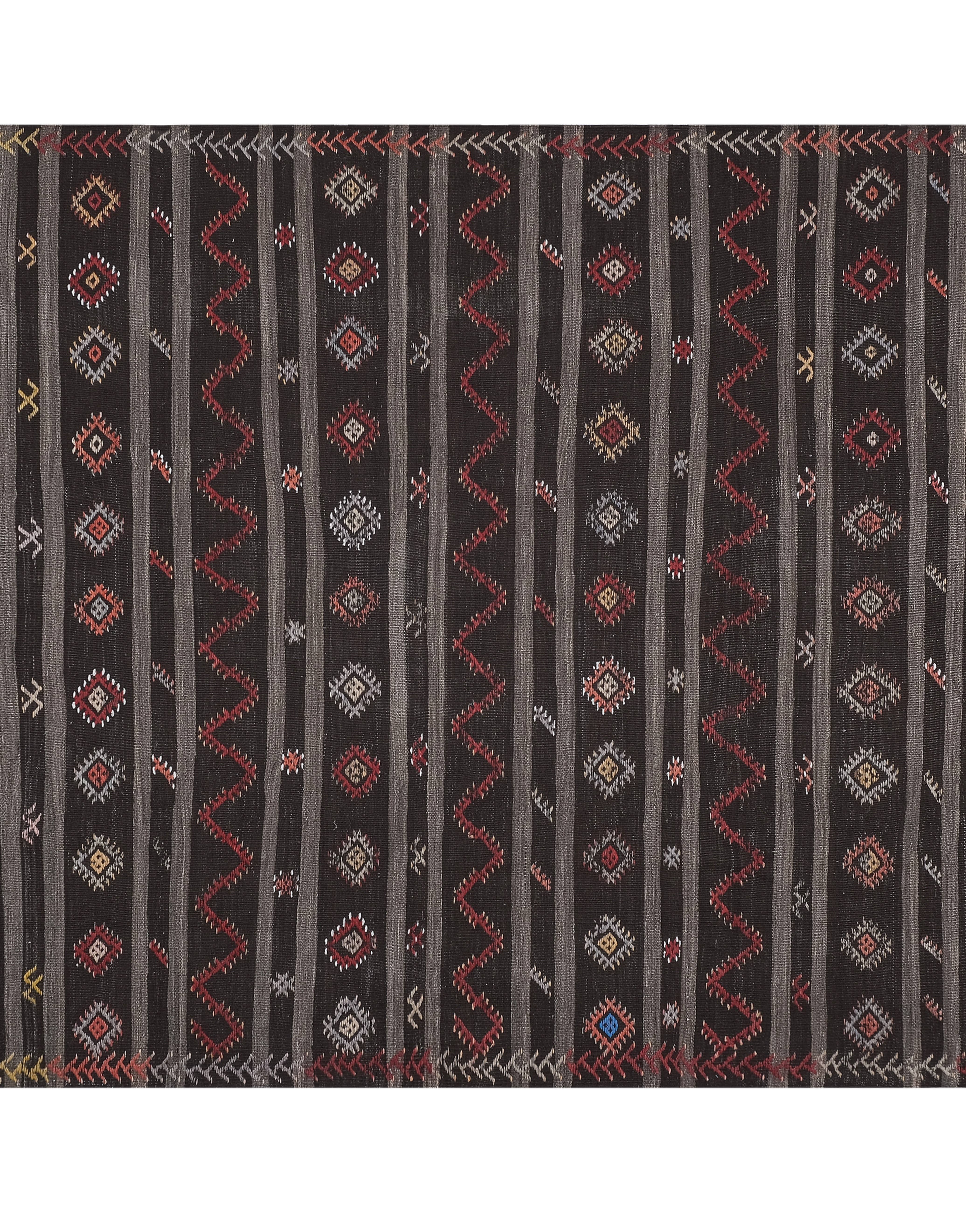 Vintage Turkish Kilim Rug 7'5'' x 10'8''
