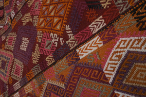Vintage Sivas Kilim Rug 4'6'' x 10'4''