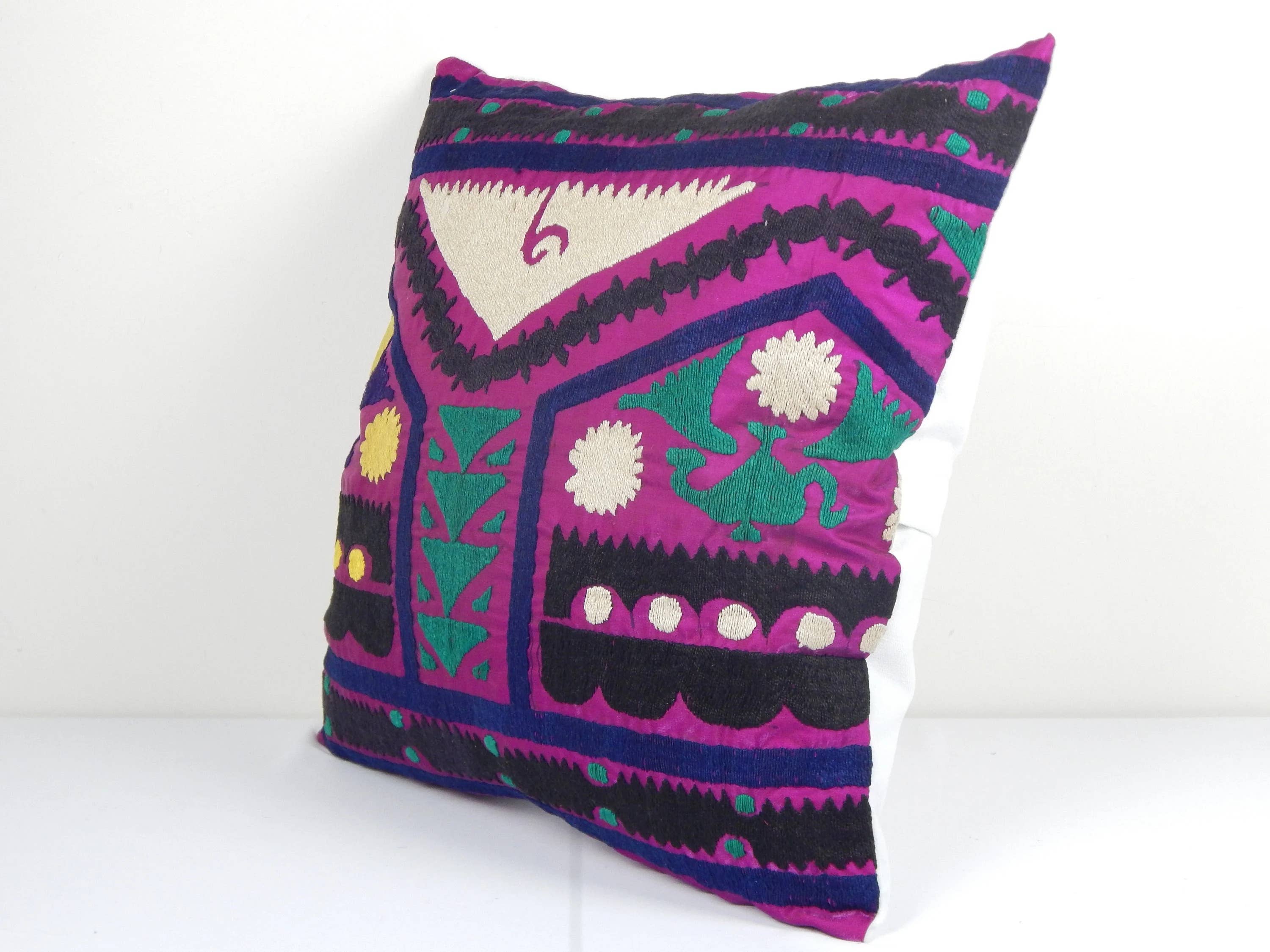 Suzani Pillow Cover | 16'' x 16''