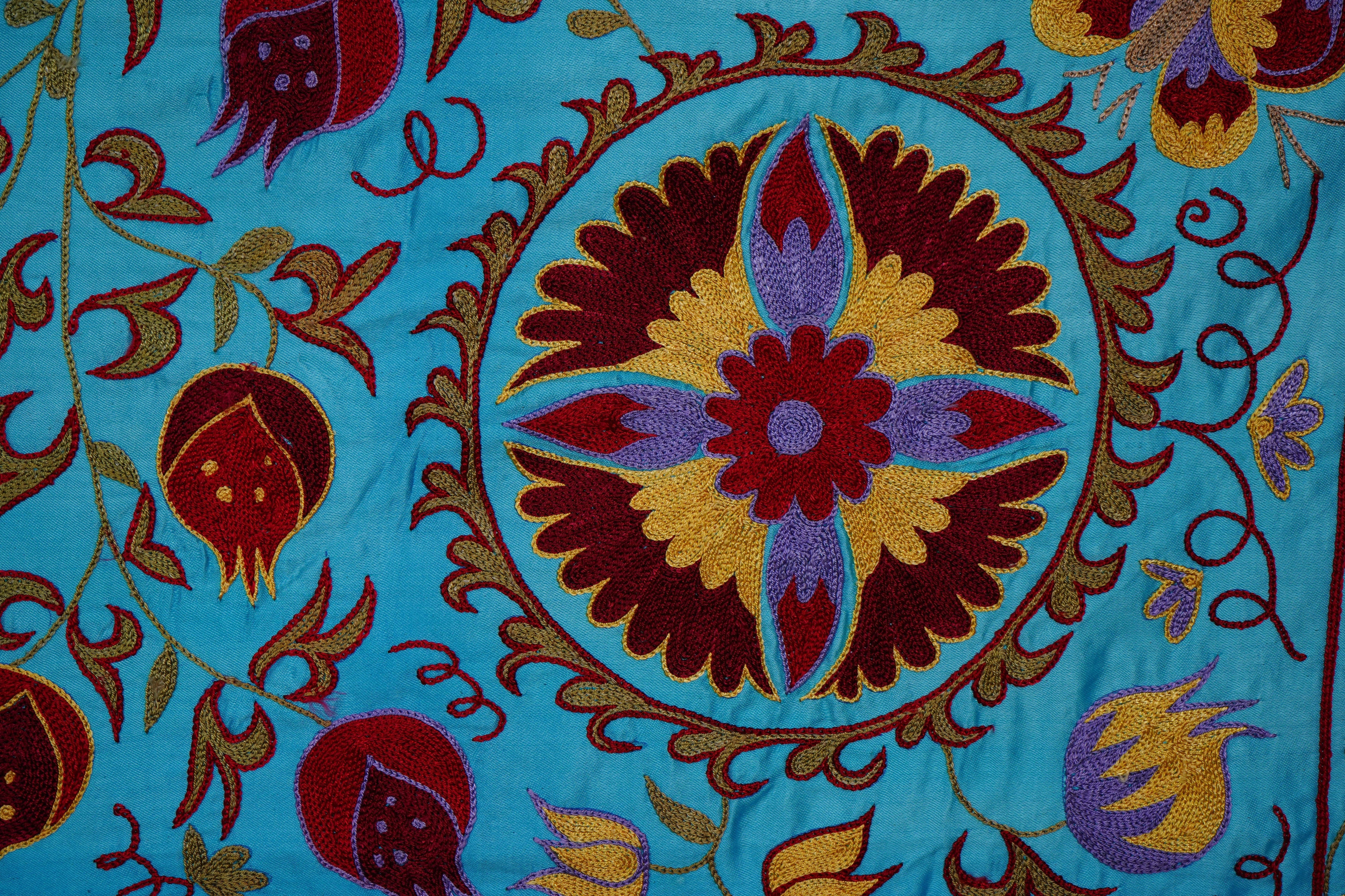 Camel Suzani Wall Hanging & Bedspread | 3'4'' x 6'2''