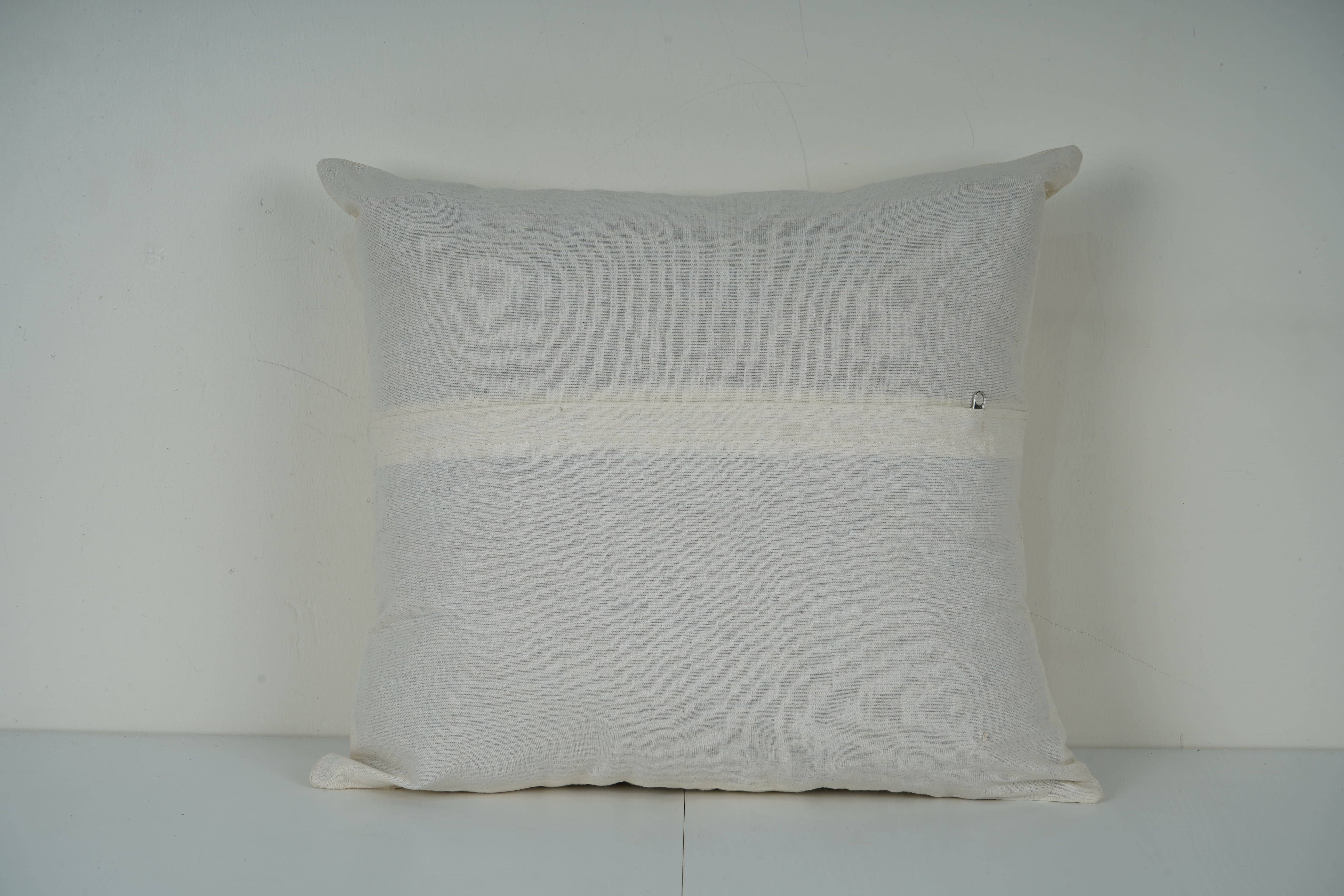 Owl Suzani Pillow Cover | 17'' x 18''