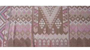 Vintage Turkish Kilim Runner 2'7'' x 19'10''