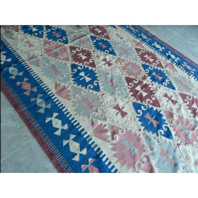 Vintage Turkish Kilim Rug 6'7'' x 9'8''