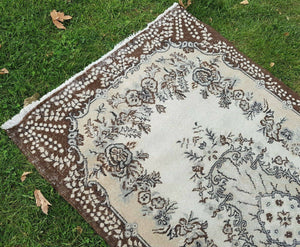 Vintage Turkish Anatolian Rug 3'10'' x 7'3''