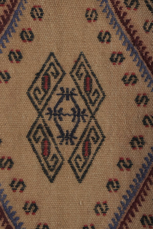 Vintage Turkish Kilim Runner 1'8'' x 14'11''