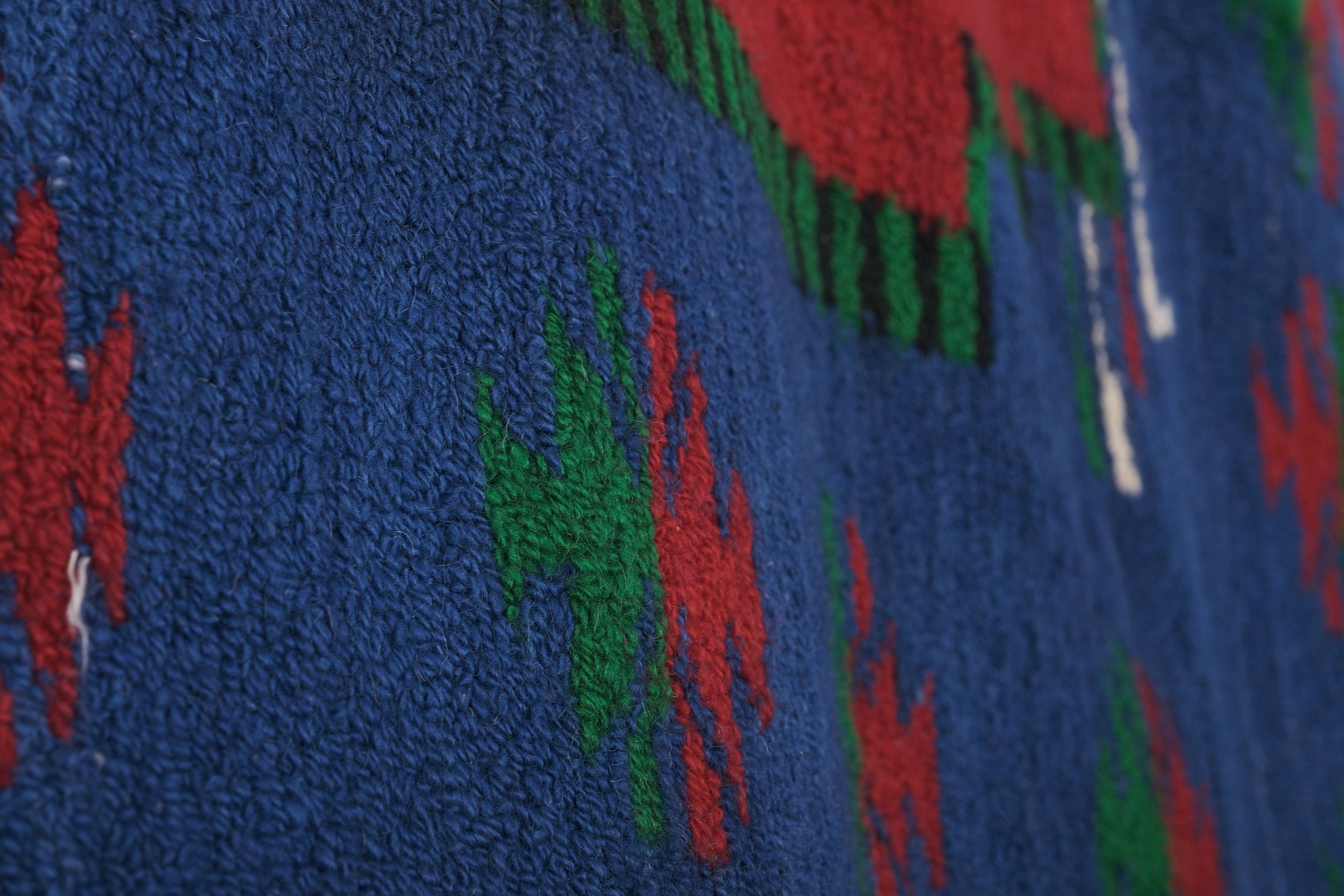Vintage Turkish Tulu Rug 3'7'' x 5'3''