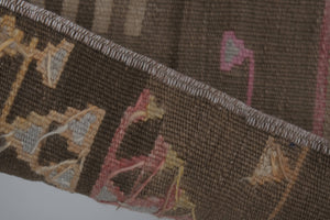 Vintage Sivas Kilim Runner 2'8'' x 12'6''