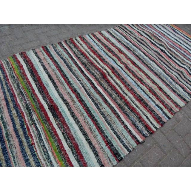 Vintage Turkish Anatolian Rug 4'3'' x 9'3''