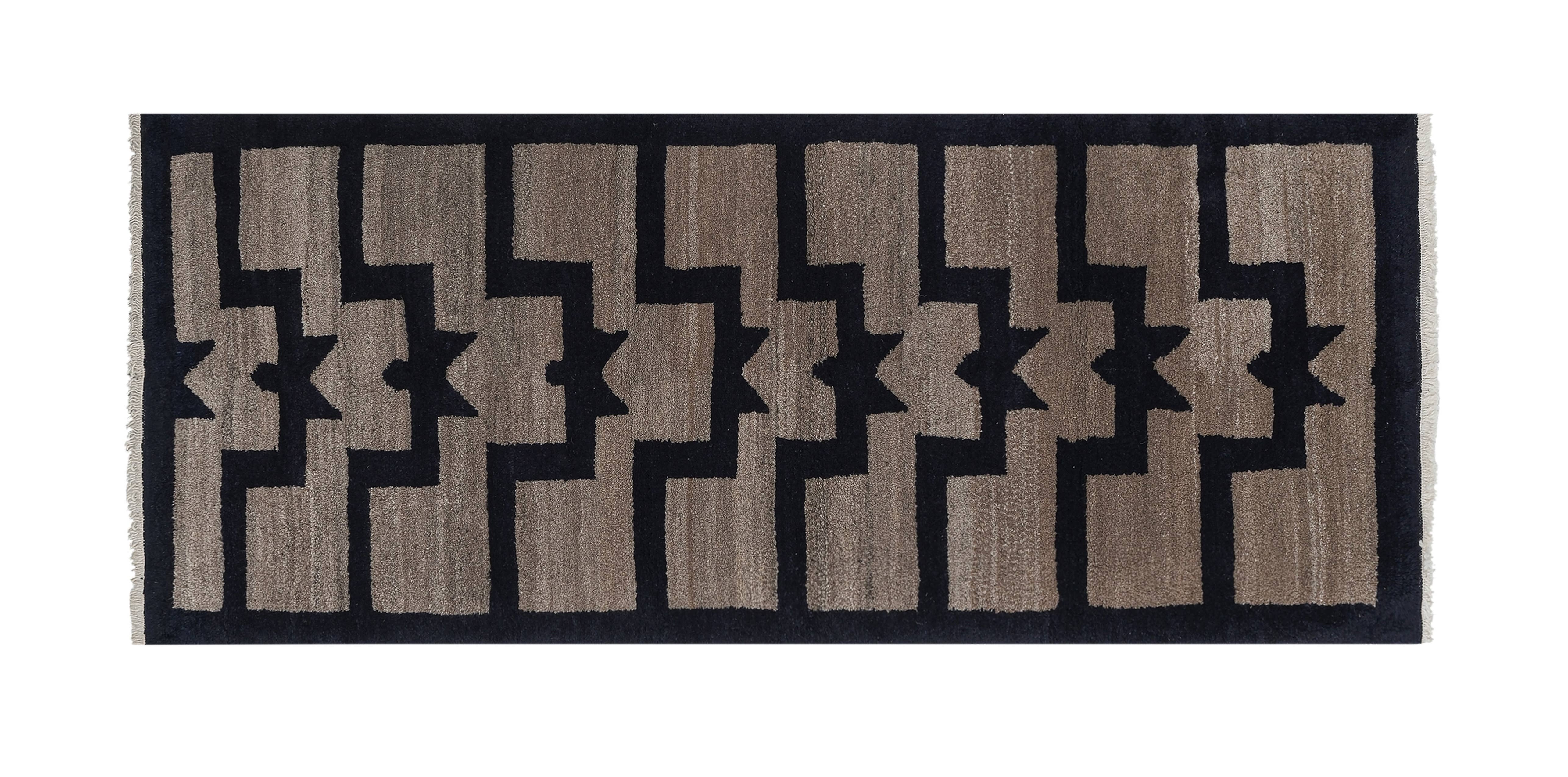 Vintage Turkish Tulu Rug 2'8'' x 6'9''
