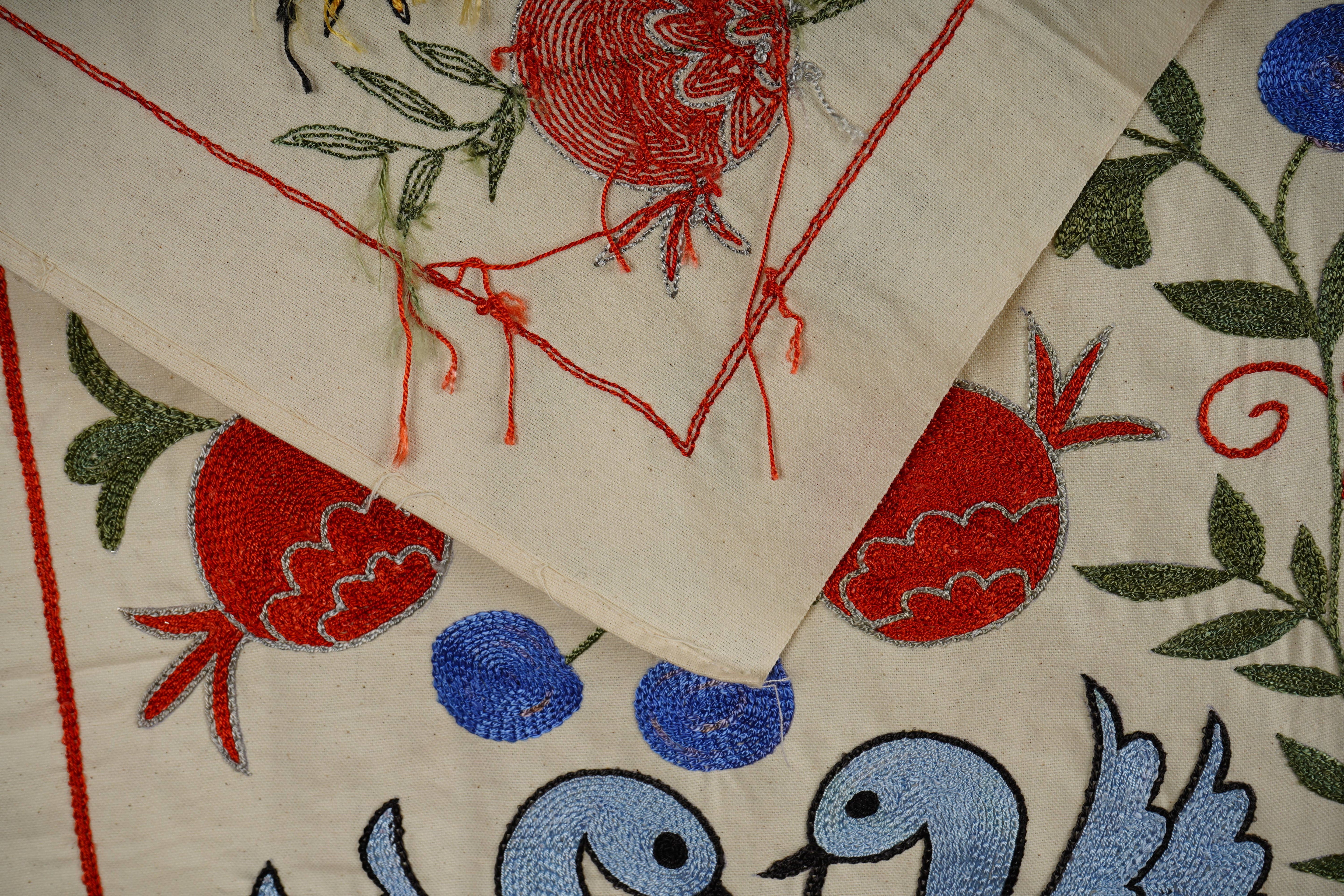 Duck Suzani Wall Hanging & Tablecloth | 20'' x 36''