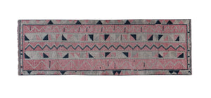 Vintage Herki Runner Rug 3'1'' x 9'8''