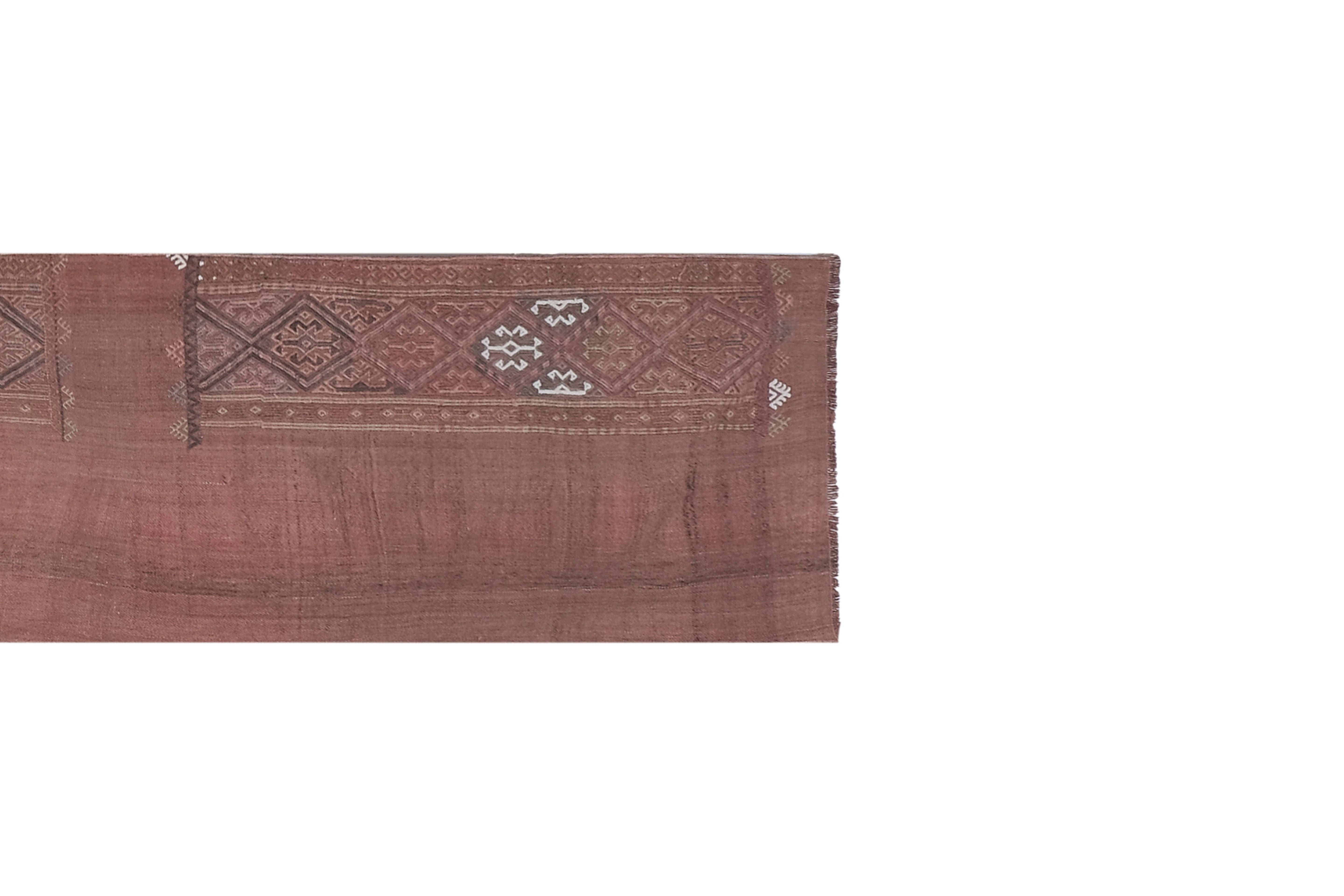 Vintage Kilim Runner 2' x 15'1''