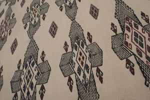 Vintage Turkish Kilim Rug 5'11'' x 9'3''