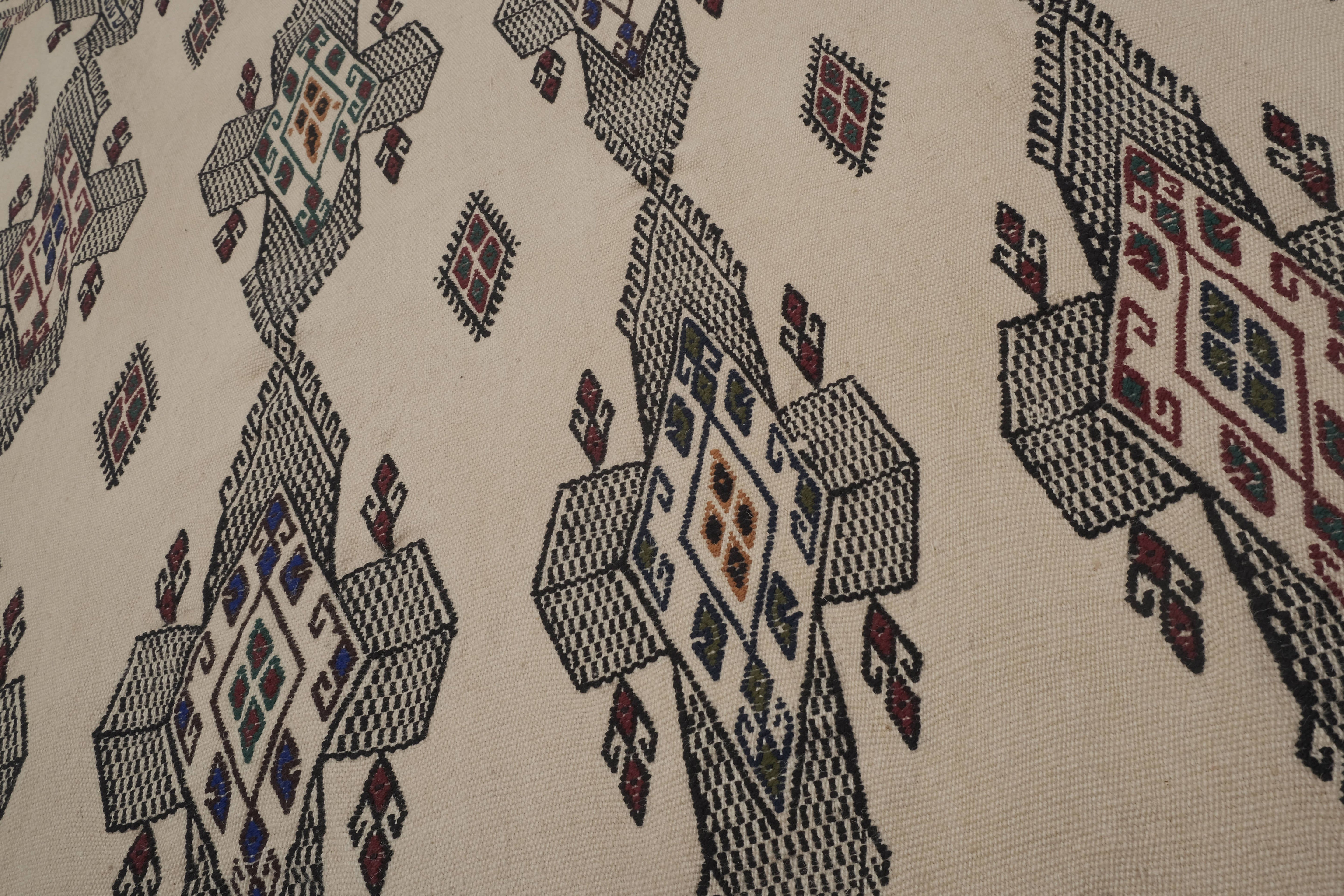 Vintage Turkish Kilim Rug 5'11'' x 9'3''