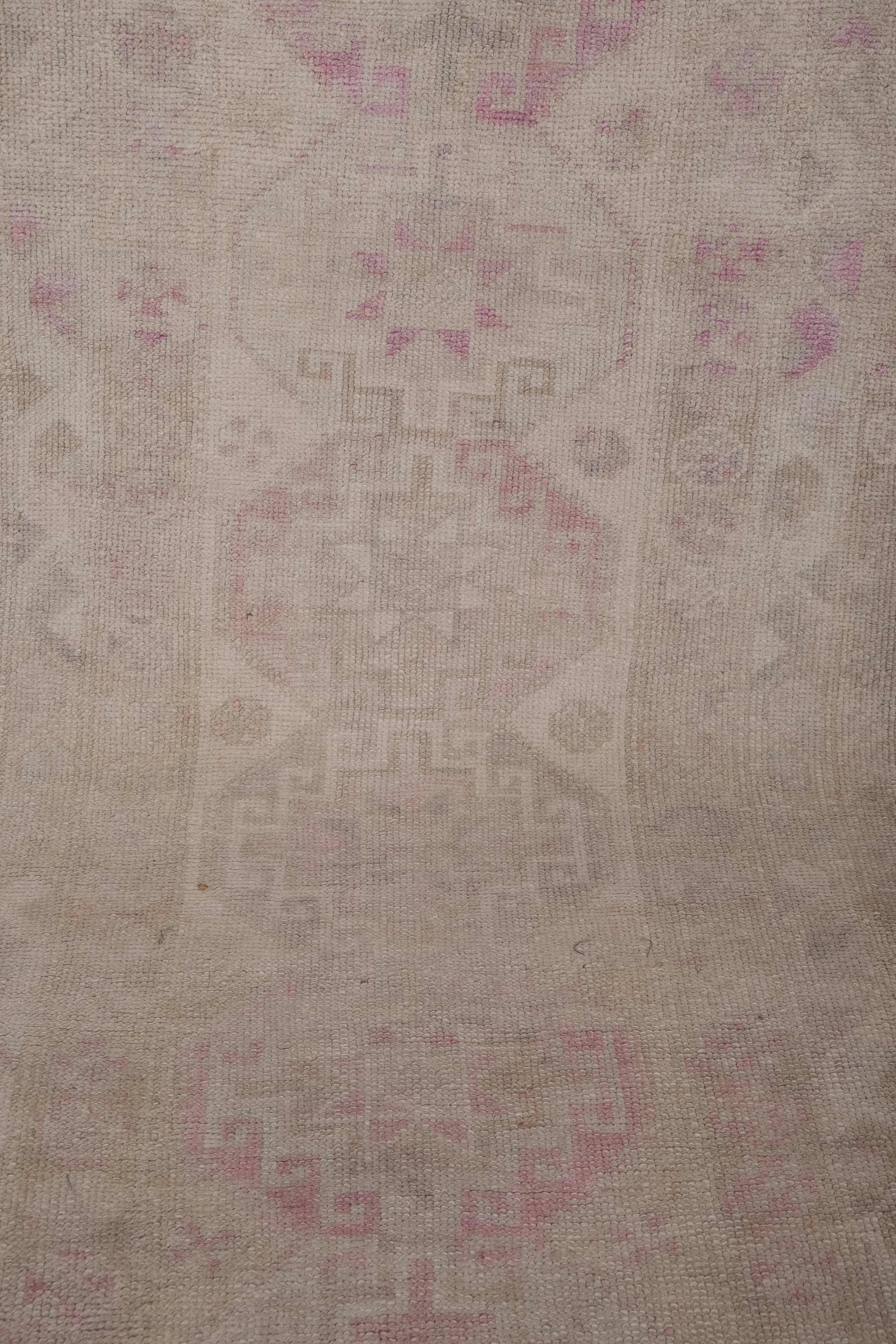 Vintage Oushak Runner 3' x 14'5''