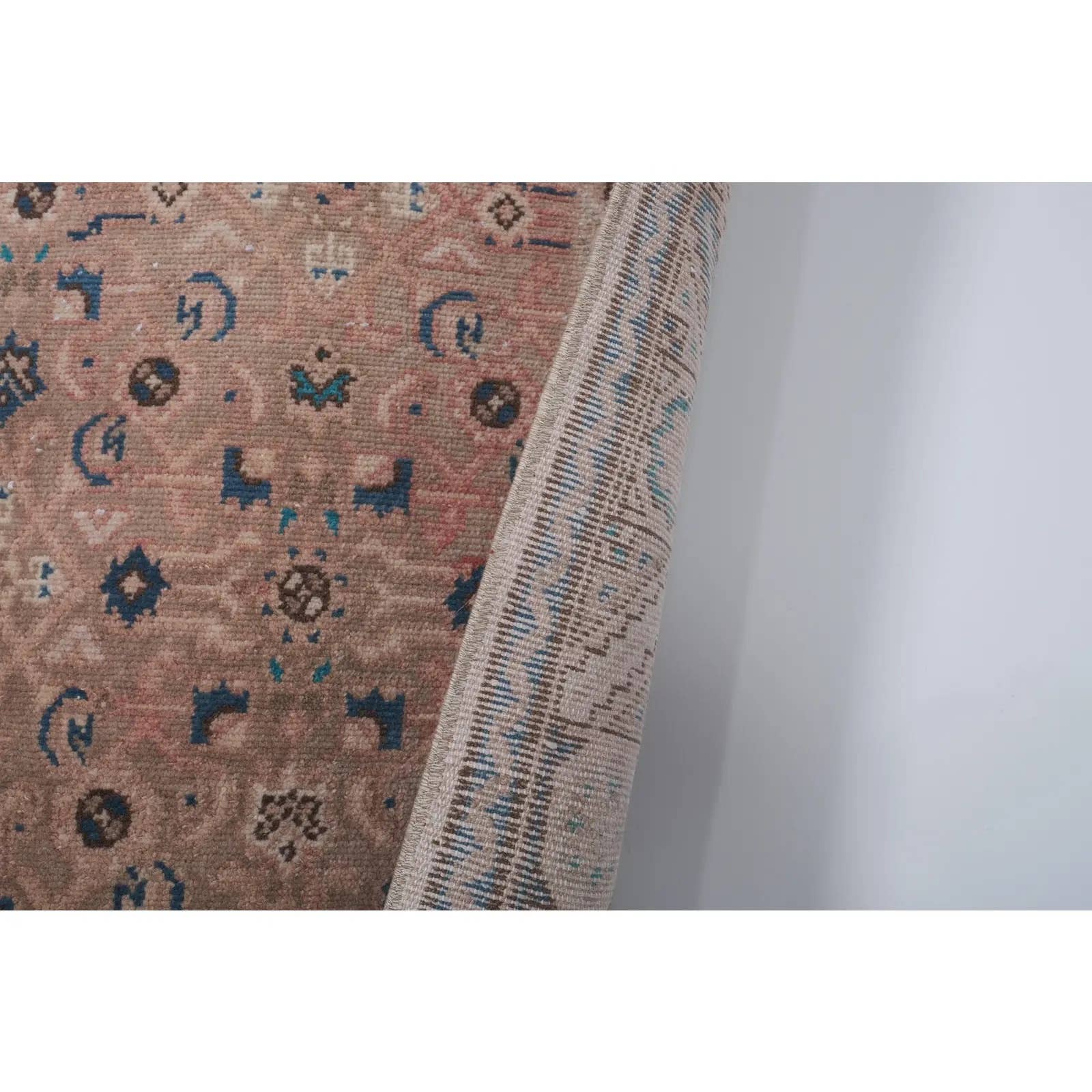 Vintage Caucasian Runner Rug 3'2'' x 13'7''