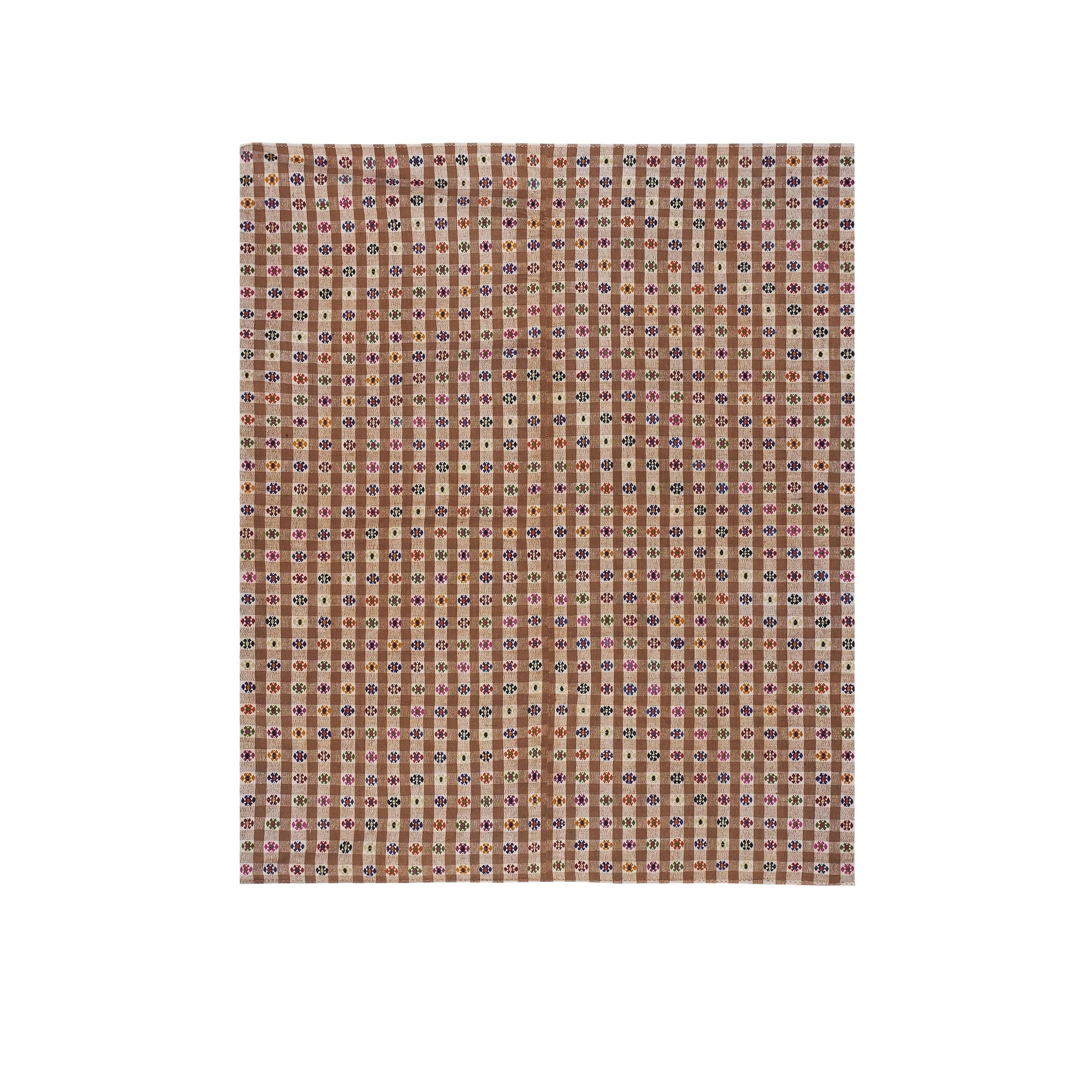 Vintage Turkish Kilim Rug 6'6'' x 8'1''