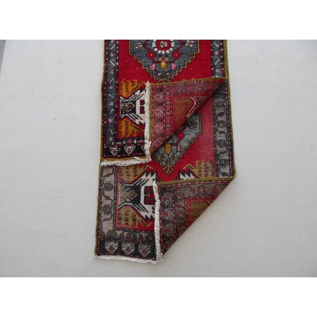 Vintage Turkish Yastik Rugs Set of 2 | 21'' x 41''