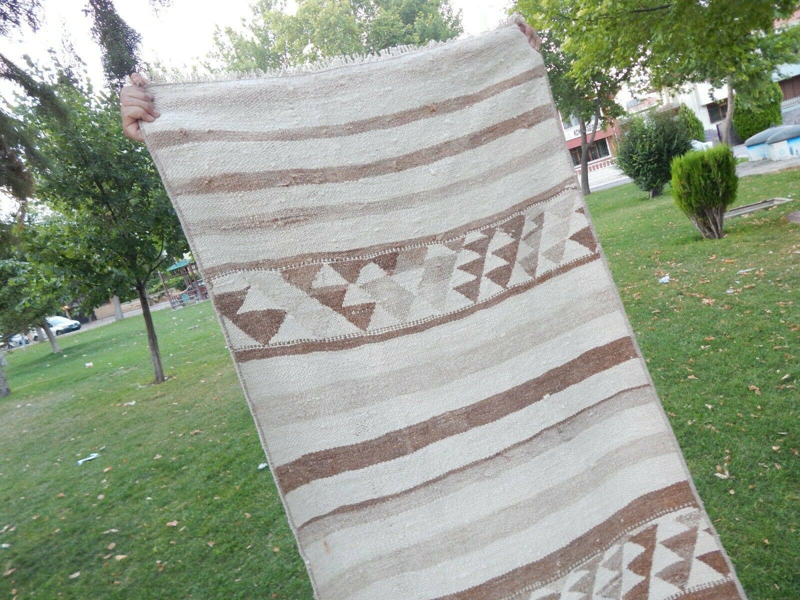 Vintage Herki Kilim Runner 2'9'' x 11'1''