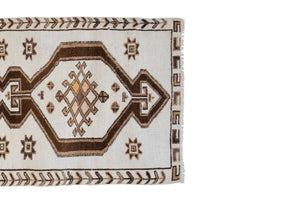 Vintage Herki Runner Rug 3'10'' x 12'1''