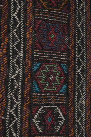 Vintage Turkish Soumac Kilim Rug 3'4'' x 5'4''
