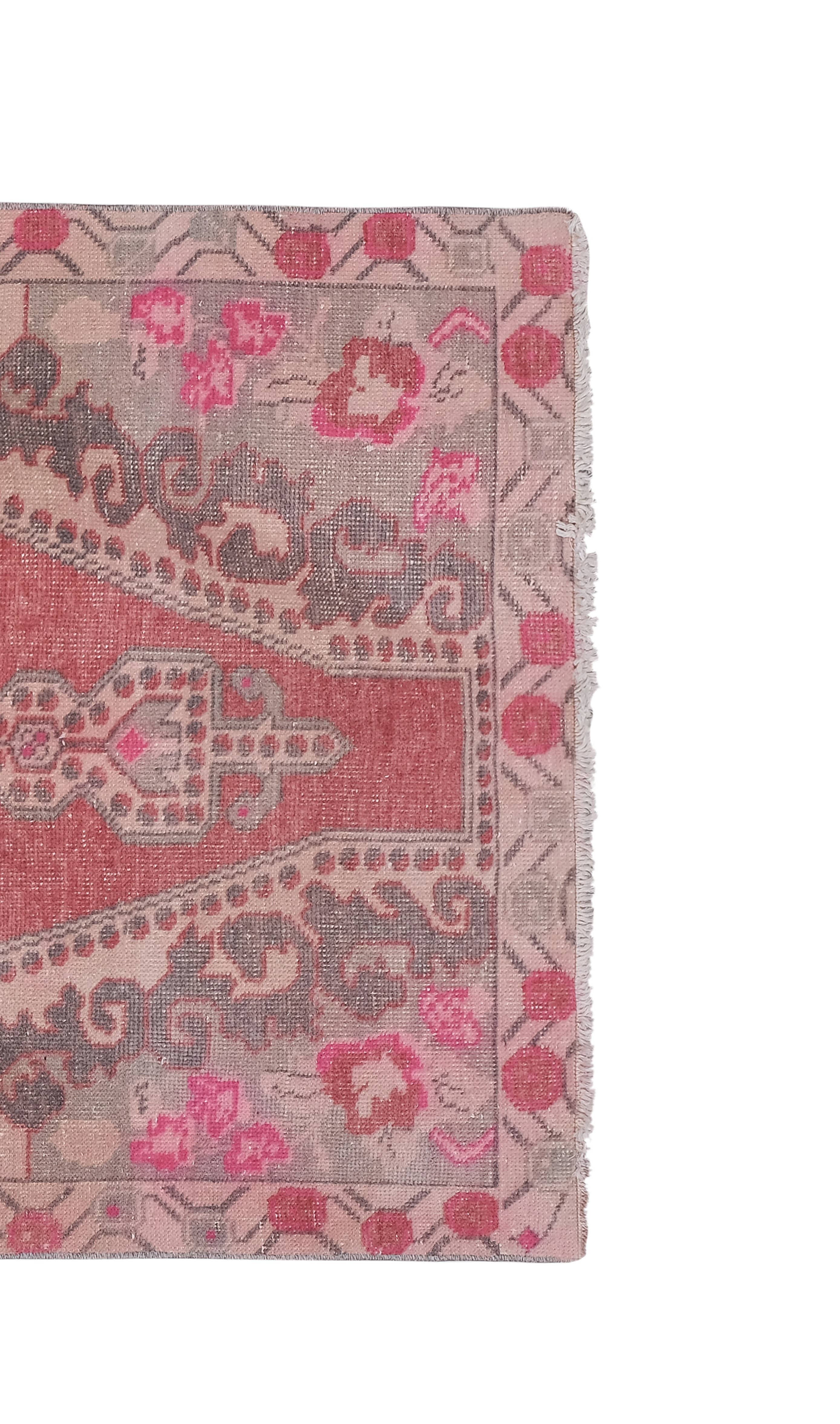 Vintage Turkish Rug 3'11'' x 7'7''