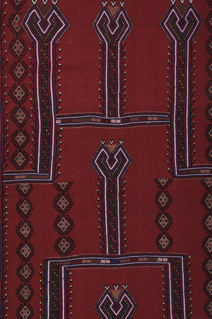 Vintage Turkish Karapinar Kilim Rug 4'7'' x 7'9''