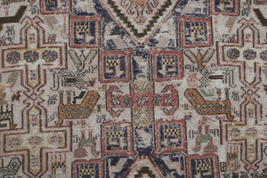 Vintage Turkish Soumac Kilim Rug 3'8'' x 6'8''