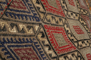 Vintage Turkish Kilim Runner 1'8'' x 13'9''