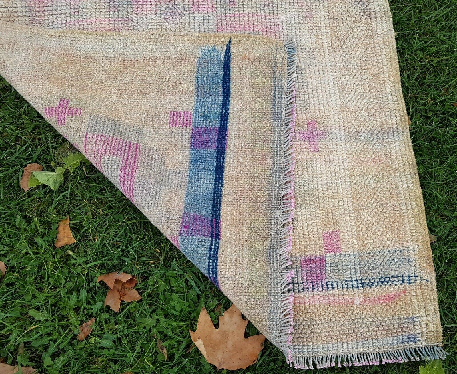 Vintage Oushak Runner 3' x 16'2''
