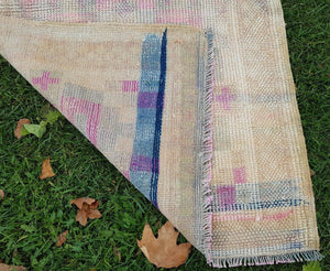 Vintage Oushak Runner 3' x 16'2''