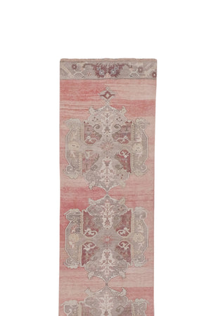 Vintage Oushak Runner 3'3'' x 23'7''