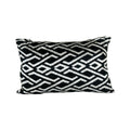 Silk Ikat Velvet Pillow Cover | 16'' x 24''