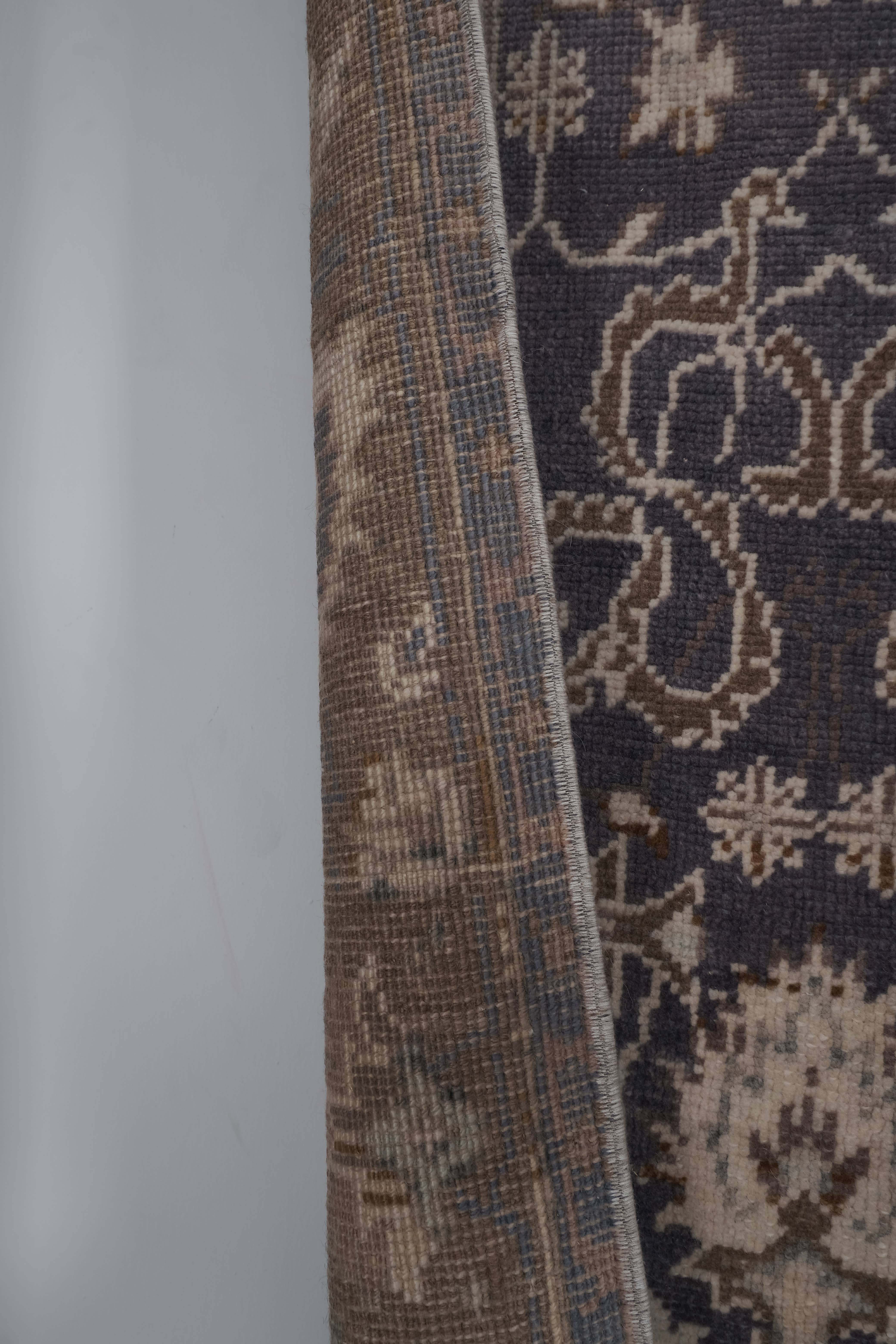 Vintage Turkish Karapinar Rug 4'3'' x 7'2''