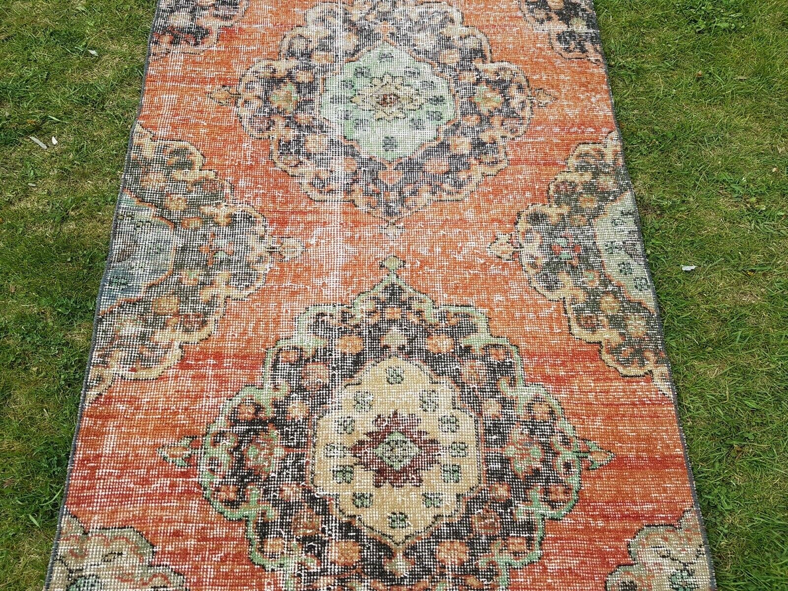 Vintage Turkish Runner Rug 2'11'' x 12'10''