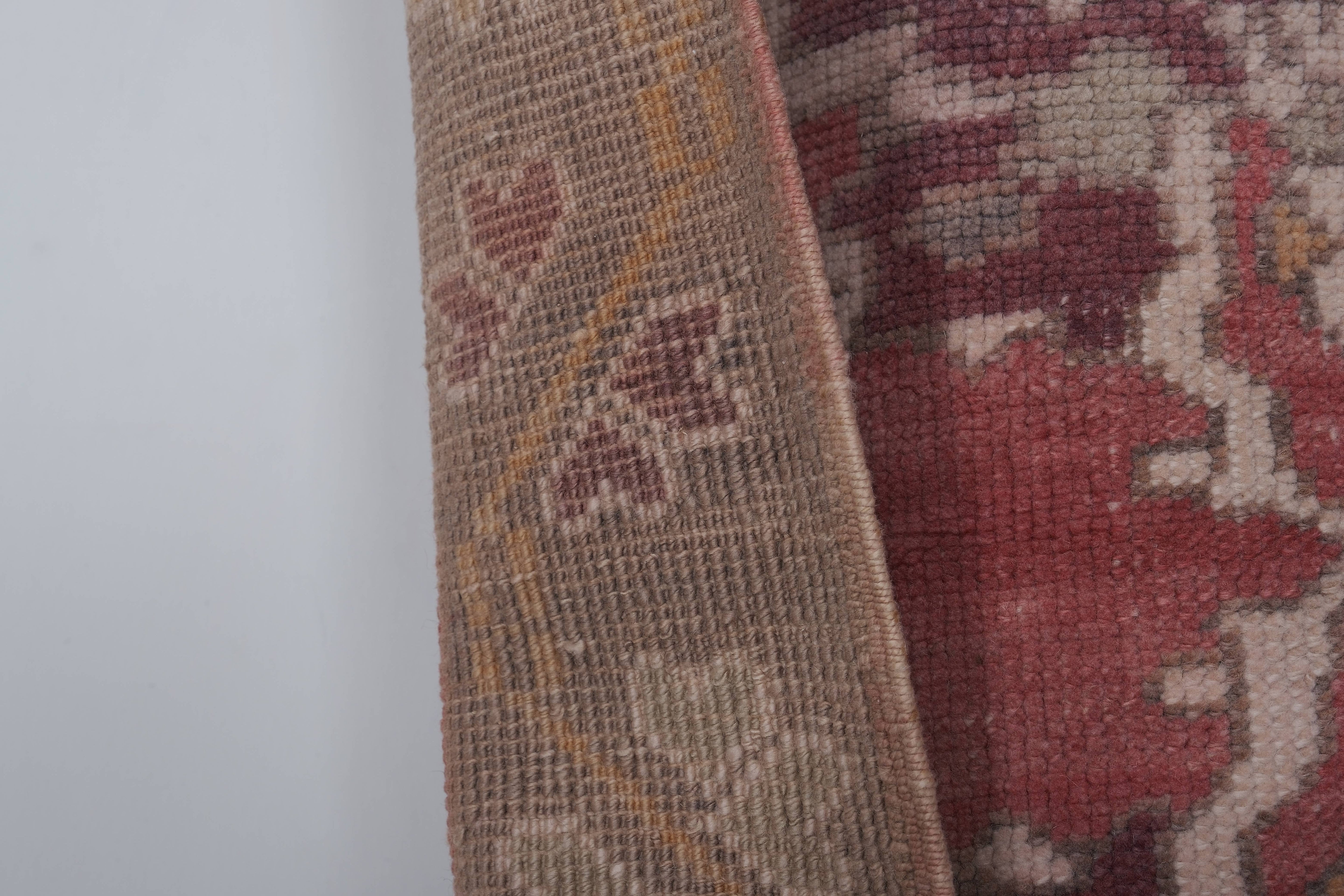 Vintage Turkish Anatolian Runner Rug 3'3'' x 7'8''