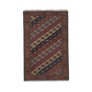 Vintage Turkish Kilim Rug 4'2'' x 6'5''