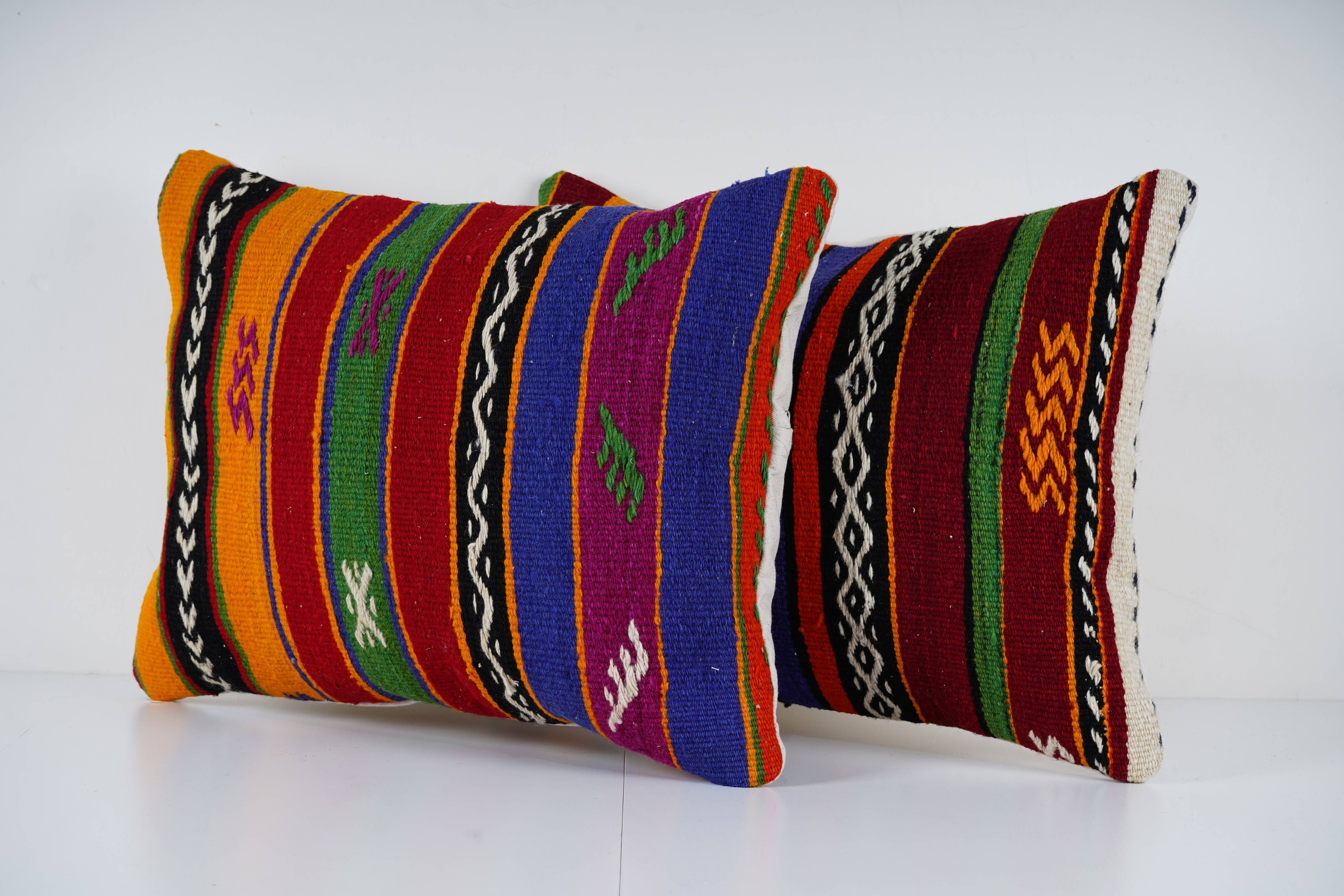 Kilim Pillow Cover Set of 2 | 18'' x 24''