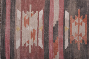 Vintage Turkish Kilim Runner 2'4'' x 22'