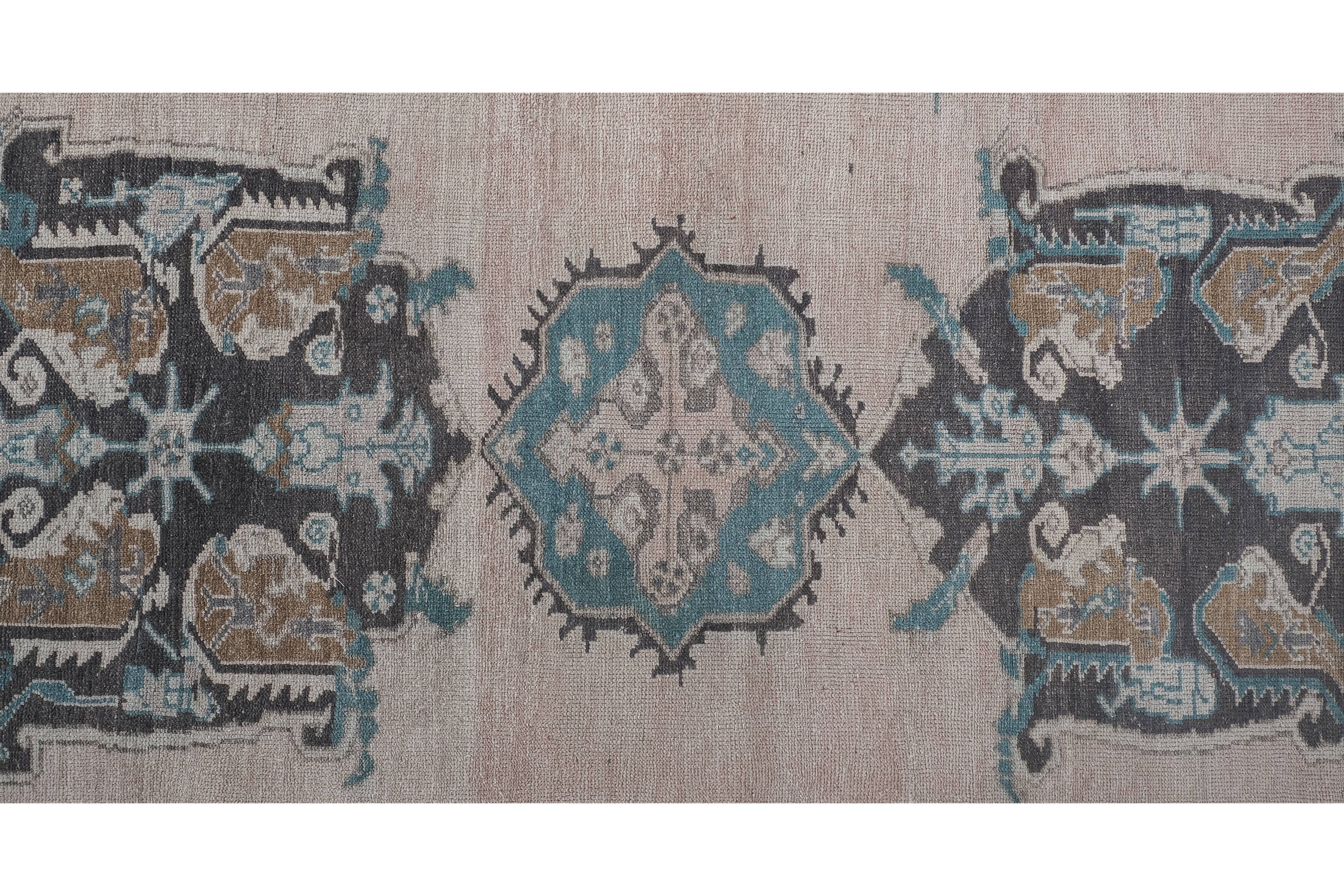 Vintage Turkish Runner Rug 3'1'' x 20'2''