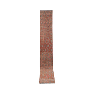 Vintage Turkish Runner Rug 2'3'' x 15'5''