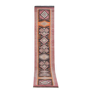 Vintage Kilim Runner 3'3'' x 15'