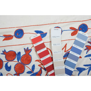 Silk Suzani Wall Hanging & Bedspread | 3'7'' x 6'2''