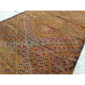 Vintage Turkish Kilim Runner 2'4'' x 8'9''
