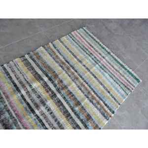Vintage Turkish Kilim Rug 3'10'' x 10'9''