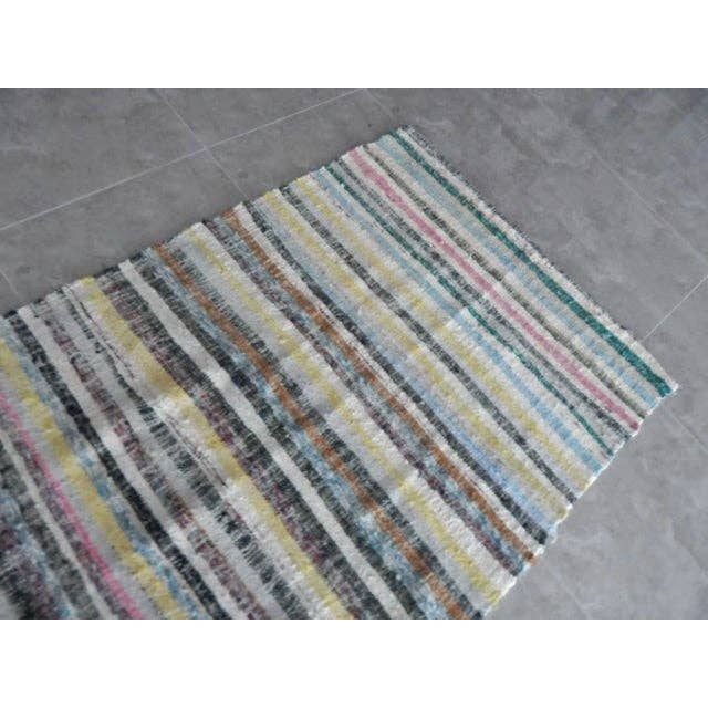 Vintage Turkish Kilim Rug 3'10'' x 10'9''