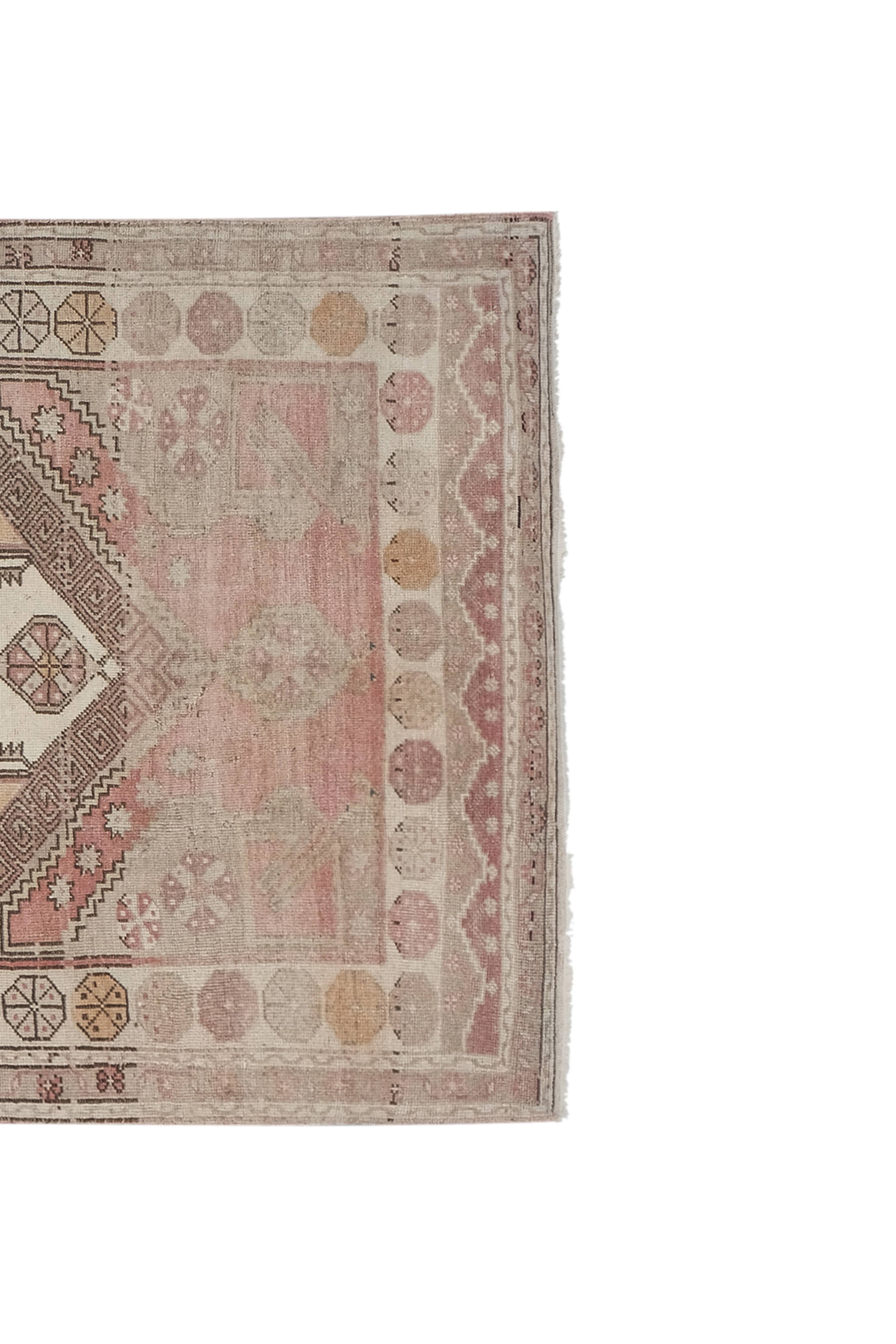 Vintage Turkish Anatolian Runner Rug 5'2'' x 12'2''