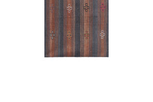 Vintage Turkish Kilim Rug 3'9'' x 9'4''